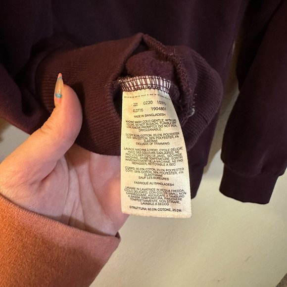EUC Columbia Plum Purple Pullover Logo Sweatshirt - Womens Medium - Picture 7 of 7